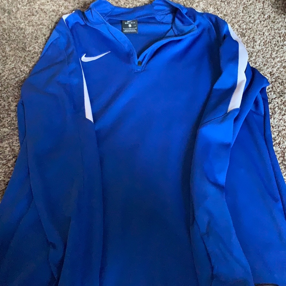 Blue Athletic Sweater